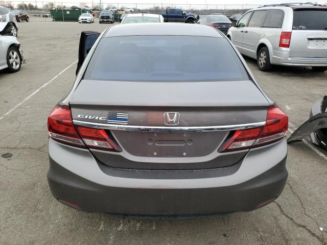 19XFB2F83EE057739 - 2014 HONDA CIVIC EX GRAY photo 6