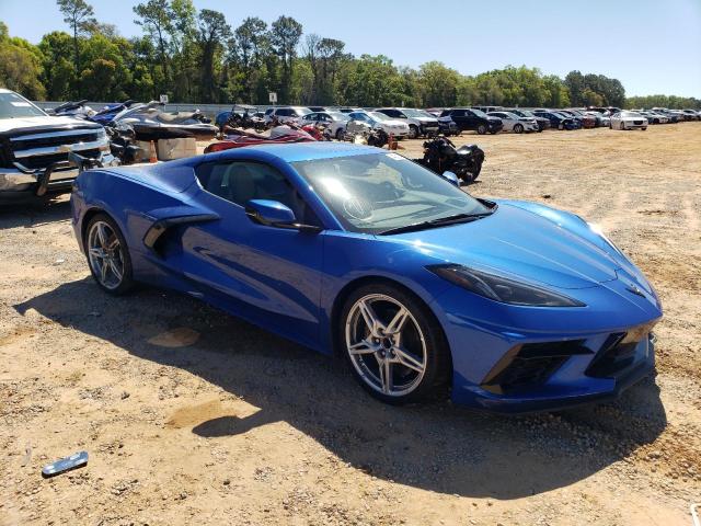 1G1YC2D4XM5105990 - 2021 CHEVROLET CORVETTE STINGRAY 3LT BLUE photo 4