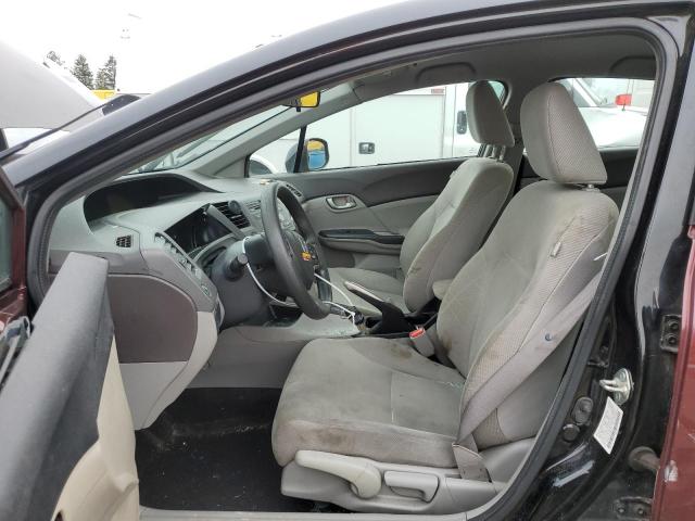 2HGFB2F54CH581877 - 2012 HONDA CIVIC LX TWO TONE photo 7