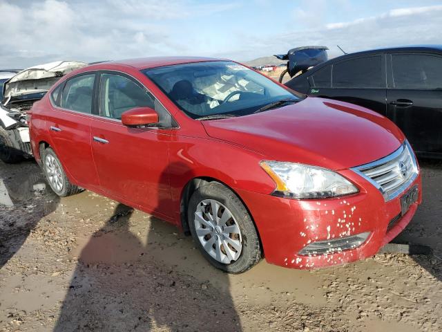 3N1AB7AP5DL707612 - 2013 NISSAN SENTRA S RED photo 4