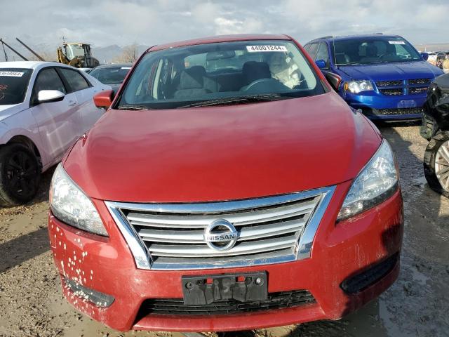 3N1AB7AP5DL707612 - 2013 NISSAN SENTRA S RED photo 5