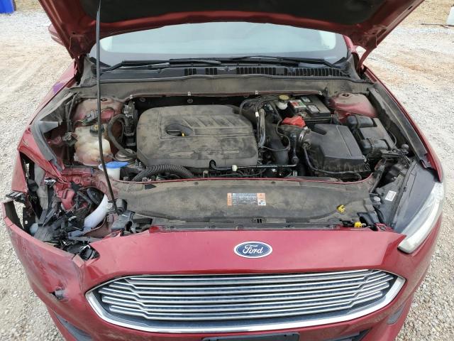 3FA6P0HD4GR250032 - 2016 FORD FUSION SE RED photo 11