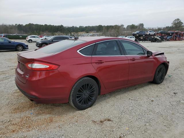 3FA6P0HD4GR250032 - 2016 FORD FUSION SE RED photo 3