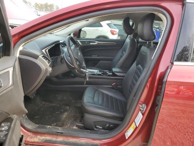 3FA6P0HD4GR250032 - 2016 FORD FUSION SE RED photo 7