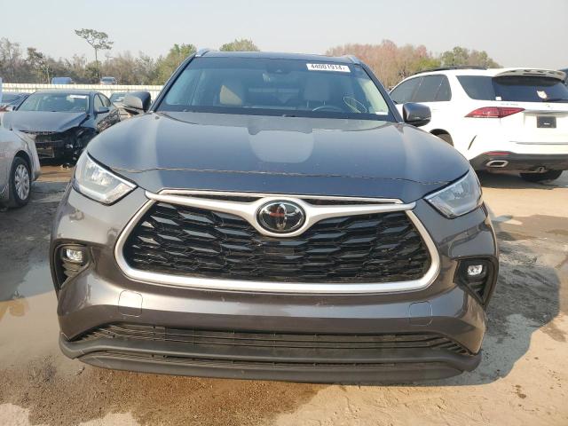 5TDGZRAH5LS021604 - 2020 TOYOTA HIGHLANDER XLE GRAY photo 5