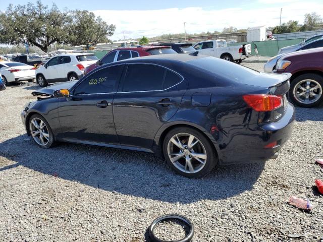 JTHBK262592092827 - 2009 LEXUS IS 250 BLUE photo 2