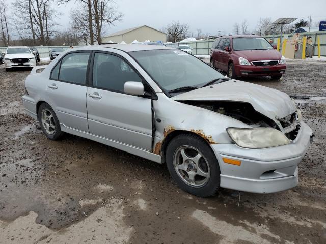 JA3AJ86E02U009245 - 2002 MITSUBISHI LANCER OZ RALLY SILVER photo 4