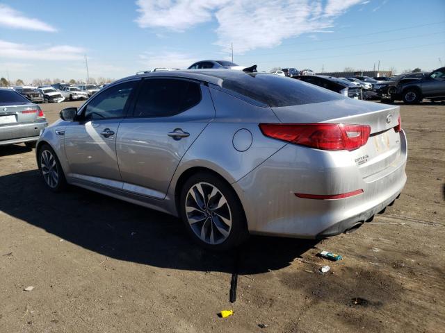 5XXGR4A62FG398933 - 2015 KIA OPTIMA SX SILVER photo 2