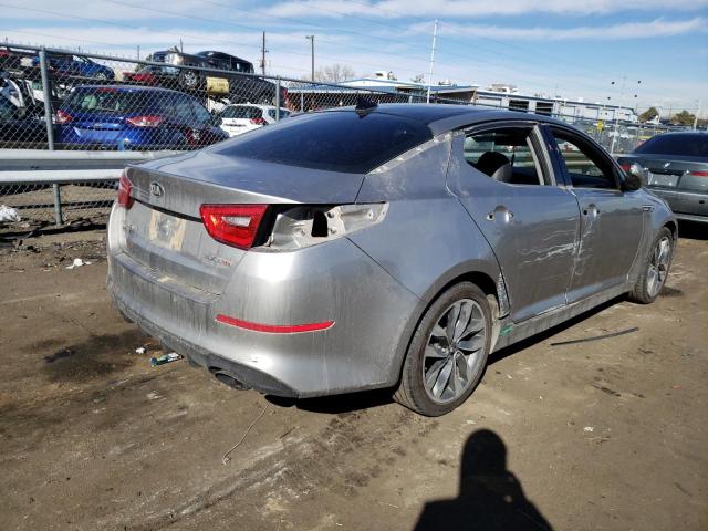 5XXGR4A62FG398933 - 2015 KIA OPTIMA SX SILVER photo 3