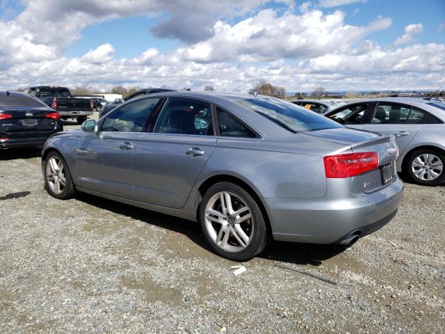 WAUGFAFC3FN021129 - 2015 AUDI A6 PREMIUM PLUS SILVER photo 2