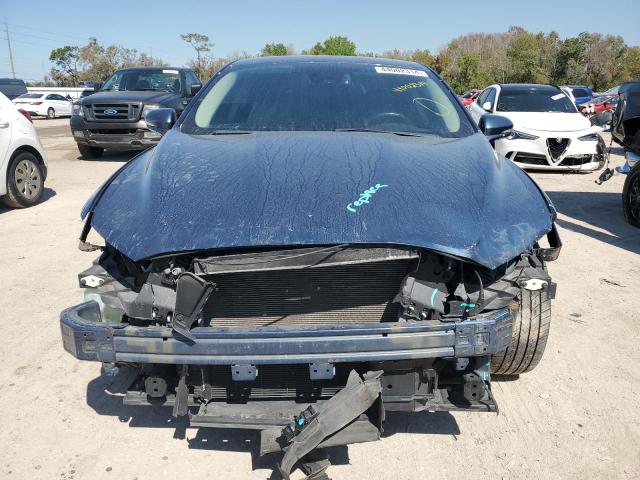 3FA6P0CDXKR259267 - 2019 FORD FUSION SEL BLUE photo 5