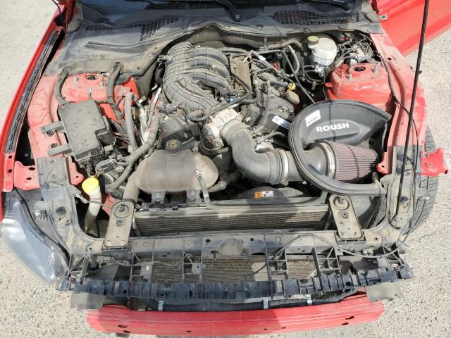 1FA6P8AM0F5419506 - 2015 FORD MUSTANG RED photo 11