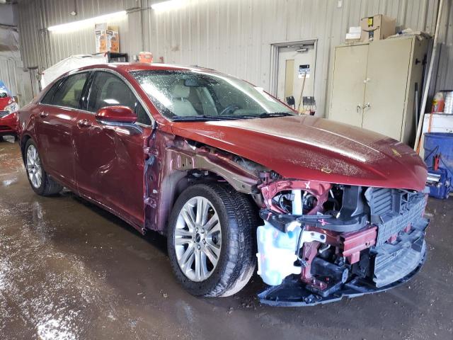 3LN6L2LU9ER823069 - 2014 LINCOLN MKZ HYBRID BURGUNDY photo 4