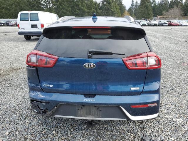 KNDCC3LC1H5045720 - 2017 KIA NIRO EX BLUE photo 6