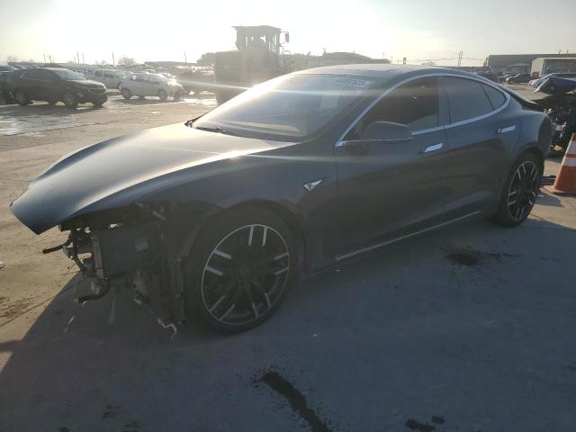 5YJSA1E26GF147988 - 2016 TESLA MODEL S GRAY photo 1