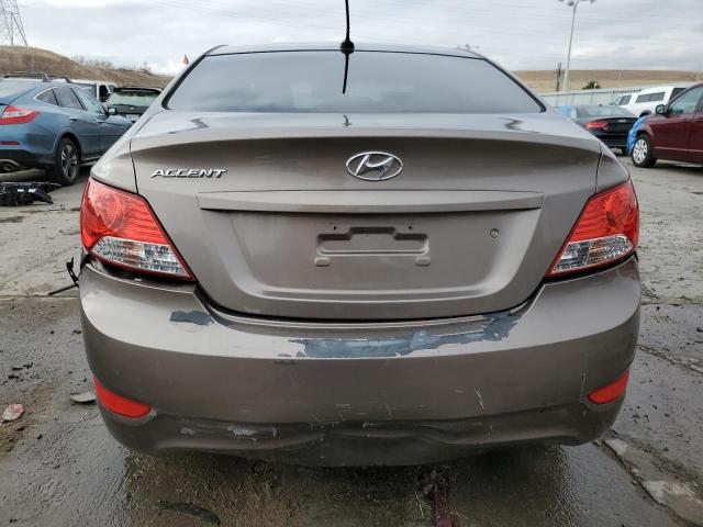 KMHCU4AE6EU592163 - 2014 HYUNDAI ACCENT GLS GOLD photo 6