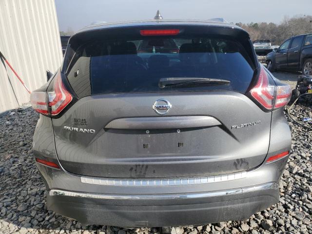 5N1AZ2MG7JN146294 - 2018 NISSAN MURANO S GRAY photo 6