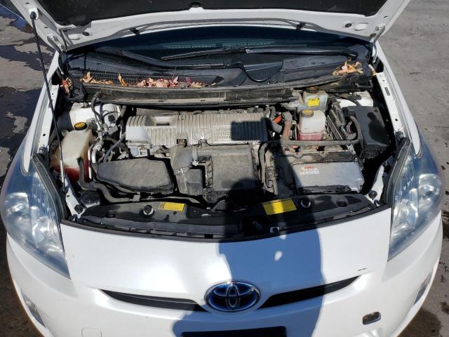 JTDKN3DUXA0016717 - 2010 TOYOTA PRIUS WHITE photo 11