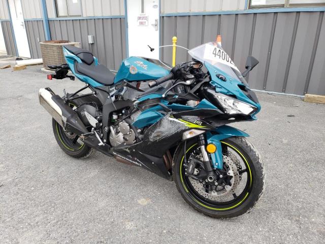 JKBZXJH10MA009017 - 2021 KAWASAKI ZX636 K TURQUOISE photo 1