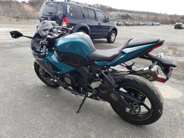 JKBZXJH10MA009017 - 2021 KAWASAKI ZX636 K TURQUOISE photo 3