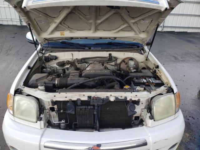 5TBRT34184S452504 - 2004 TOYOTA TUNDRA ACCESS CAB SR5 WHITE photo 11