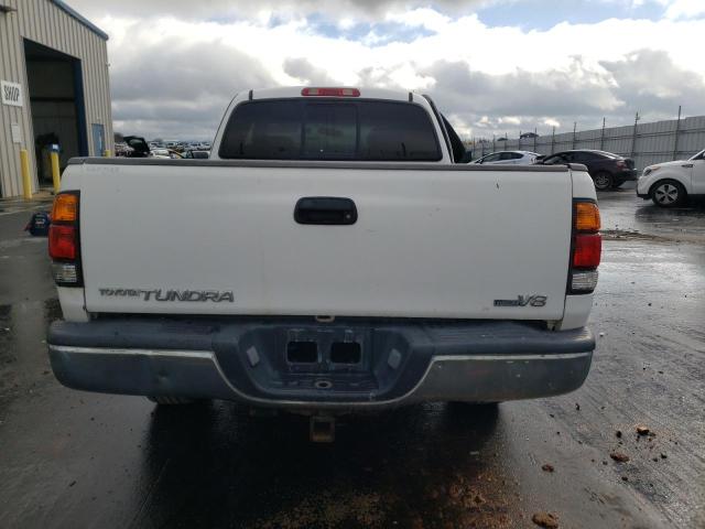 5TBRT34184S452504 - 2004 TOYOTA TUNDRA ACCESS CAB SR5 WHITE photo 6