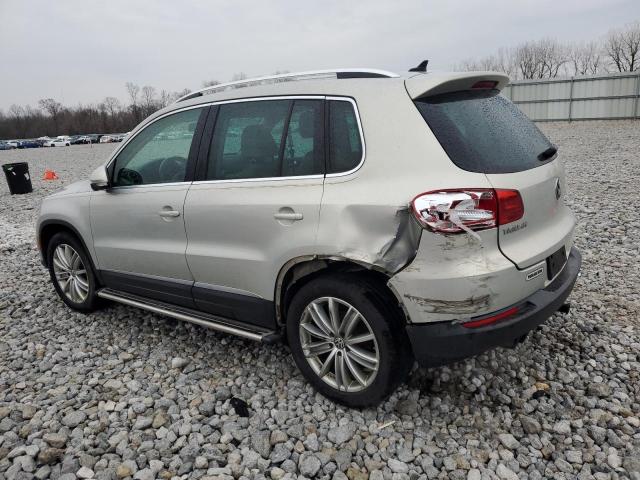 WVGBV3AX2EW529795 - 2014 VOLKSWAGEN TIGUAN S SILVER photo 2