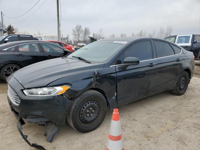 3FA6P0G79ER108266 - 2014 FORD FUSION S BLACK photo 1