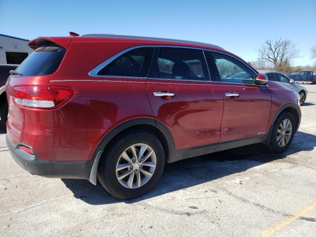 5XYPGDA56JG400149 - 2018 KIA SORENTO LX BURGUNDY photo 3