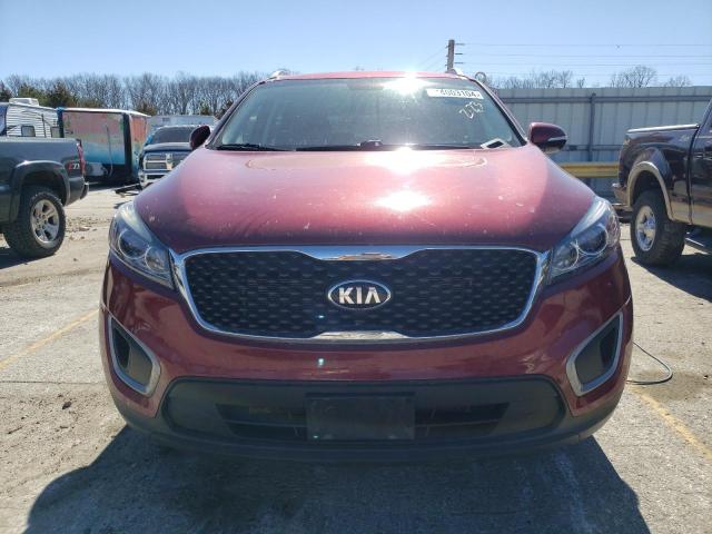 5XYPGDA56JG400149 - 2018 KIA SORENTO LX BURGUNDY photo 5