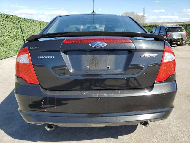 3FAHP0KC3AR168132 - 2010 FORD FUSION SPORT BLACK photo 6