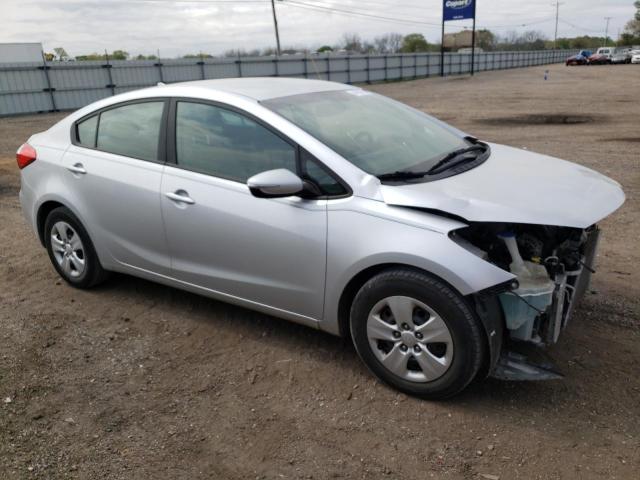 KNAFX4A69F5427895 - 2015 KIA FORTE LX SILVER photo 4