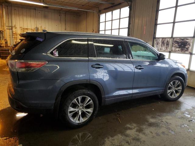 5TDJKRFH8ES065800 - 2014 TOYOTA HIGHLANDER XLE Mavi foto 3