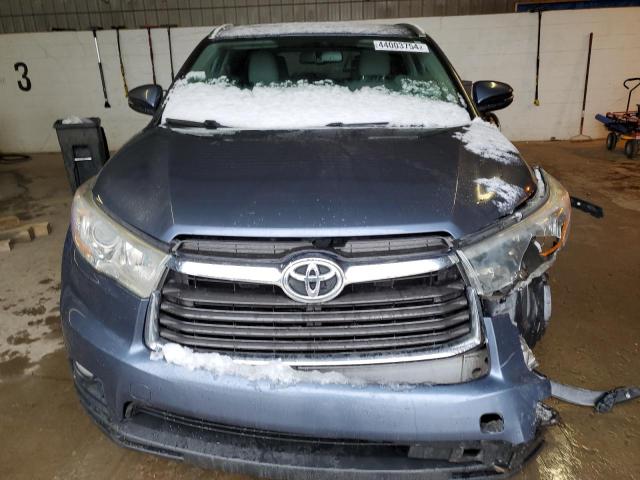 5TDJKRFH8ES065800 - 2014 TOYOTA HIGHLANDER XLE Mavi foto 5