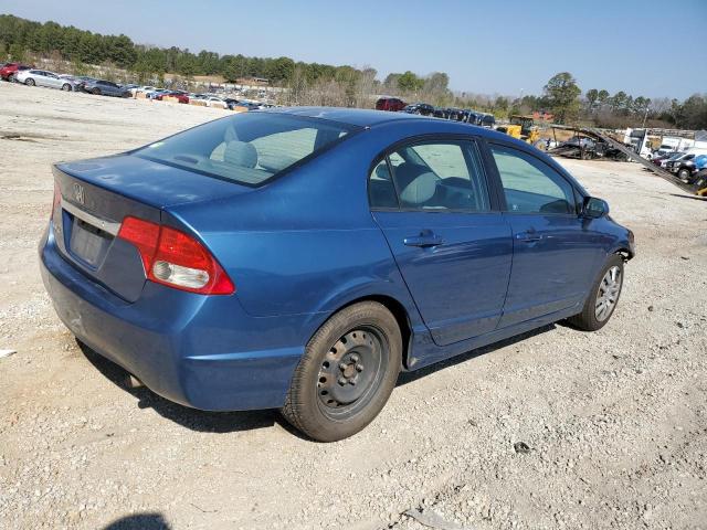 2HGFA1F54AH566841 - 2010 HONDA CIVIC LX BLUE photo 3