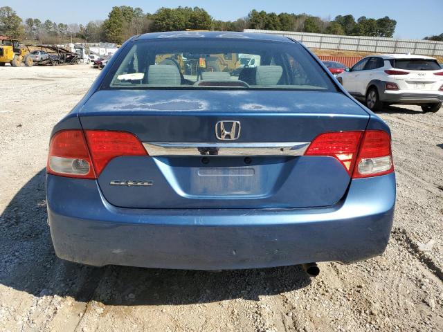 2HGFA1F54AH566841 - 2010 HONDA CIVIC LX BLUE photo 6