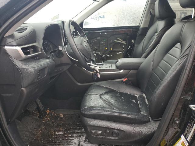 5TDGZRBHXMS115509 - 2021 TOYOTA HIGHLANDER XLE 黑色 照片 7