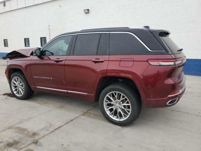 1C4RJHEGXN8629699 - 2022 JEEP GRAND CHER SUMMIT 勃艮第红 照片 2