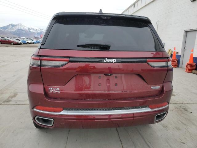 1C4RJHEGXN8629699 - 2022 JEEP GRAND CHER SUMMIT 勃艮第红 照片 6