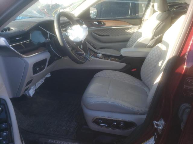 1C4RJHEGXN8629699 - 2022 JEEP GRAND CHER SUMMIT 勃艮第红 照片 7