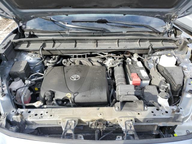 5TDGZRBH2MS066080 - 2021 TOYOTA HIGHLANDER XLE 灰色 照片 12