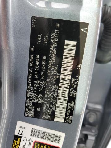 5TDGZRBH2MS066080 - 2021 TOYOTA HIGHLANDER XLE 灰色 照片 13