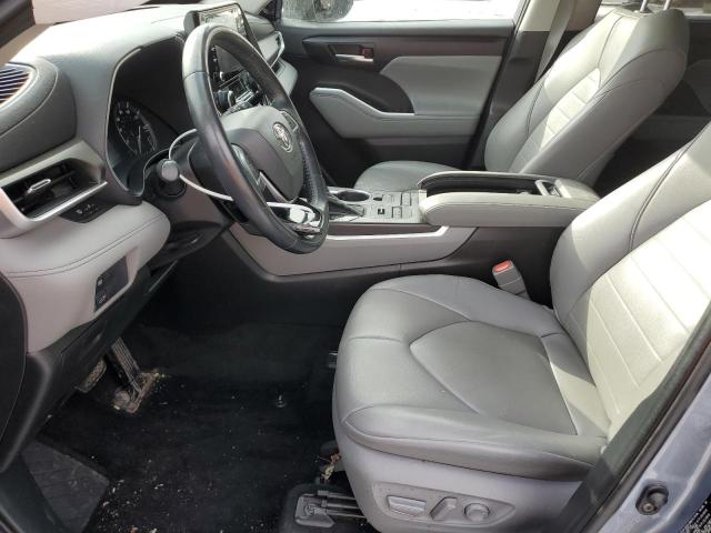 5TDGZRBH2MS066080 - 2021 TOYOTA HIGHLANDER XLE 灰色 照片 7