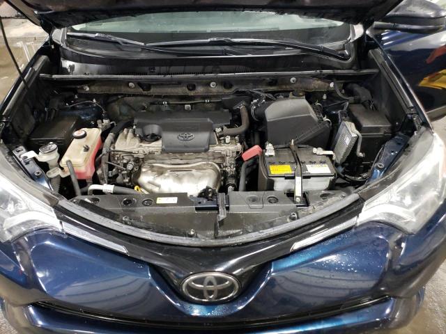 JTMBFREV0JJ736125 - 2018 TOYOTA RAV4 LE BLUE photo 11