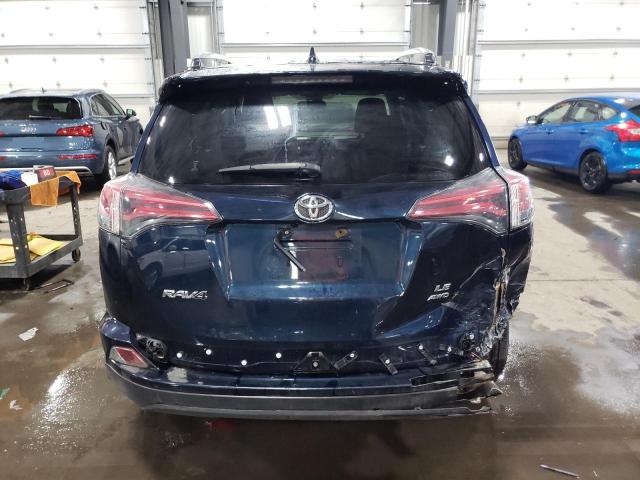 JTMBFREV0JJ736125 - 2018 TOYOTA RAV4 LE BLUE photo 6