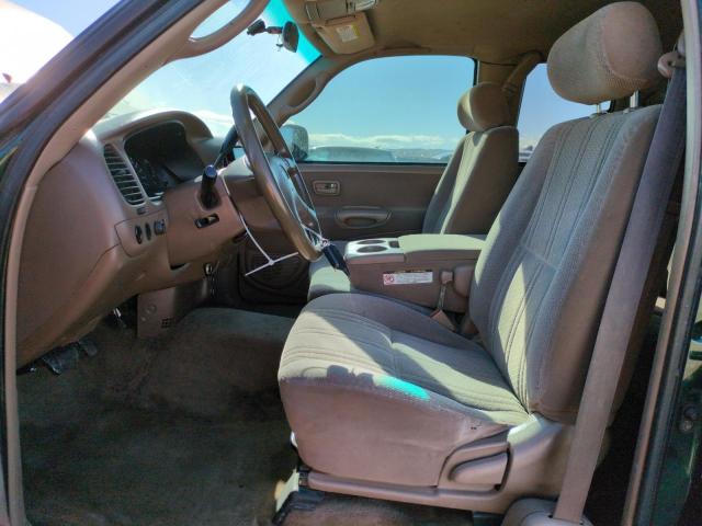 5TBBT44182S271164 - 2002 TOYOTA TUNDRA ACCESS CAB მწვანე ფოტო 7