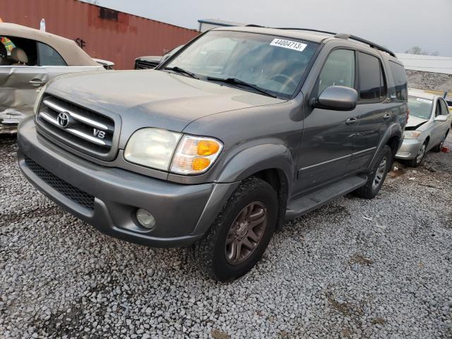 5TDZT38A04S226040 - 2004 TOYOTA SEQUOIA LIMITED GRAY photo 1