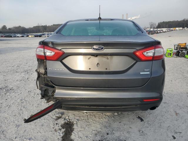 3FA6P0HD6FR163022 - 2015 FORD FUSION SE GRAY photo 6