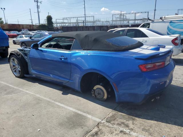 1G1FD3DS9H0113171 - 2017 CHEVROLET CAMARO LT BLUE photo 2