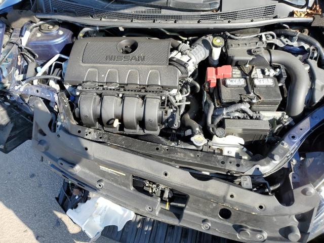 3N1AB7APXKY253552 - 2019 NISSAN SENTRA S BLUE photo 11